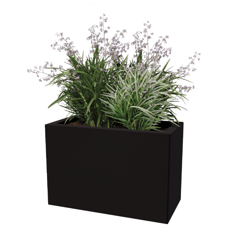 Stål plantekasse - Rektangel - 30 x 60 cm