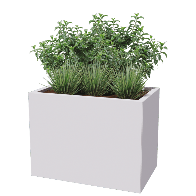 Stål plantekasse - Rektangel - 50 x 80 cm