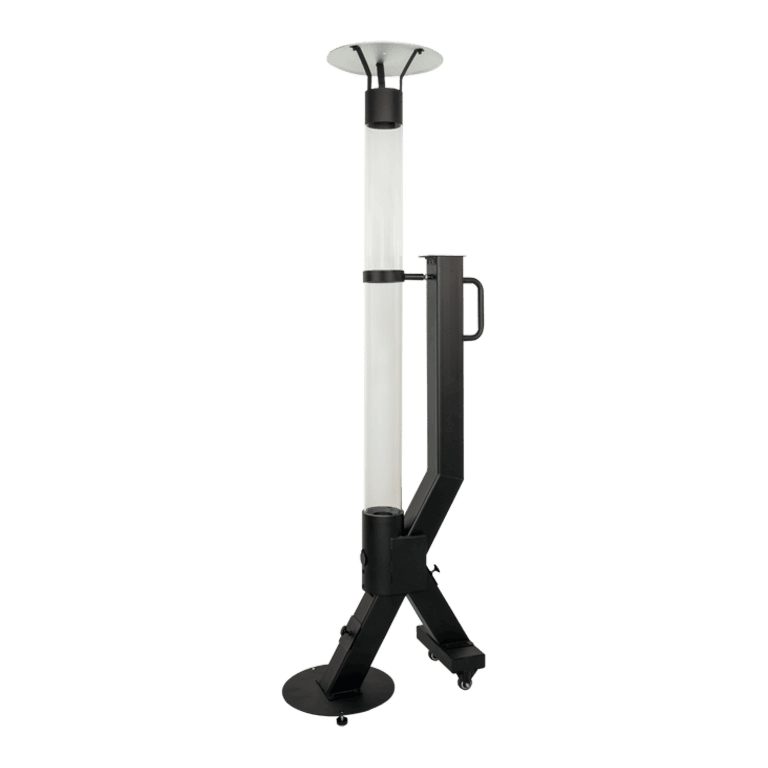 Terrassevarmer træpiller - Rocket - Sort