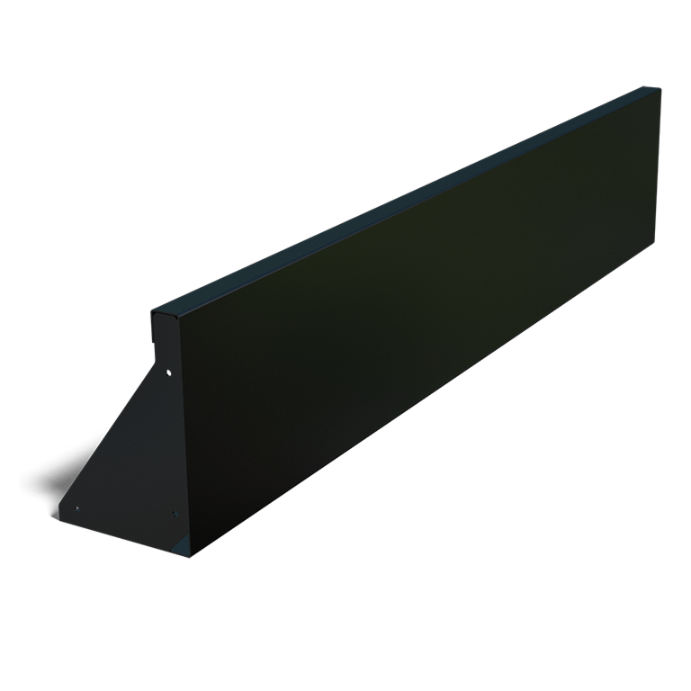Stål støttemur - Lige - 150 x 30 cm