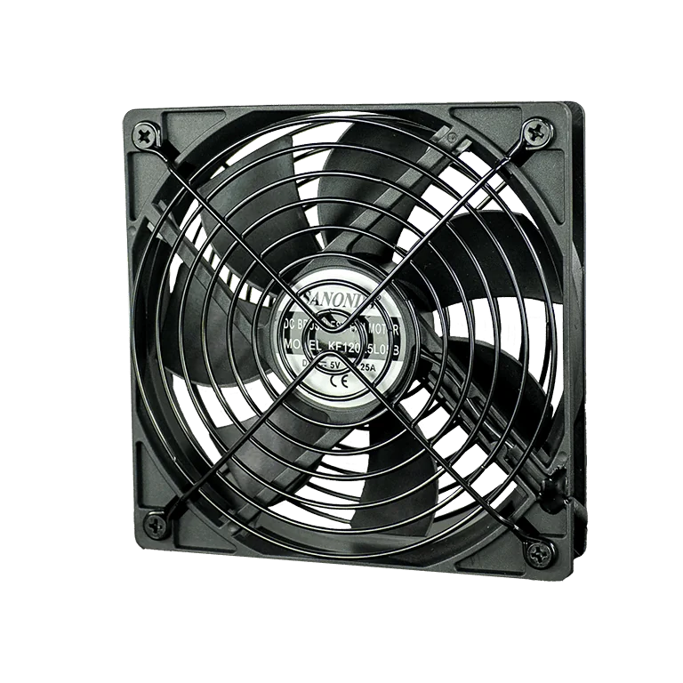 Terrassevarmere med træpiller - Ventilatormotor