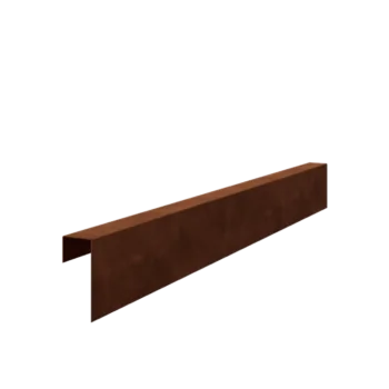 Cortenstål profiler - 15 x 6 x 5 cm - 150 cm