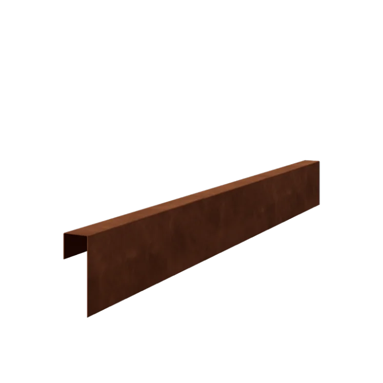 Cortenstål profiler - 15 x 5 x 5 cm - 150 cm