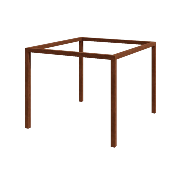 Cortenstål pergola - Firkant - 324 x 300 x 230 cm - Uden betonfod