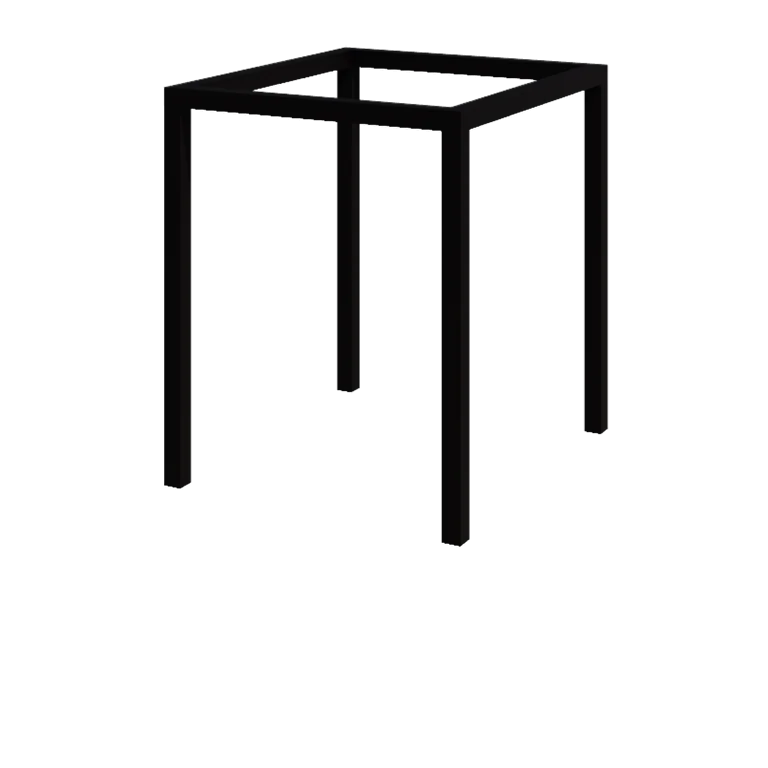 Stål pergola - Firkant - 224 x 200 x 230 cm - RAL9005 mat (sort) - Uden betonfod