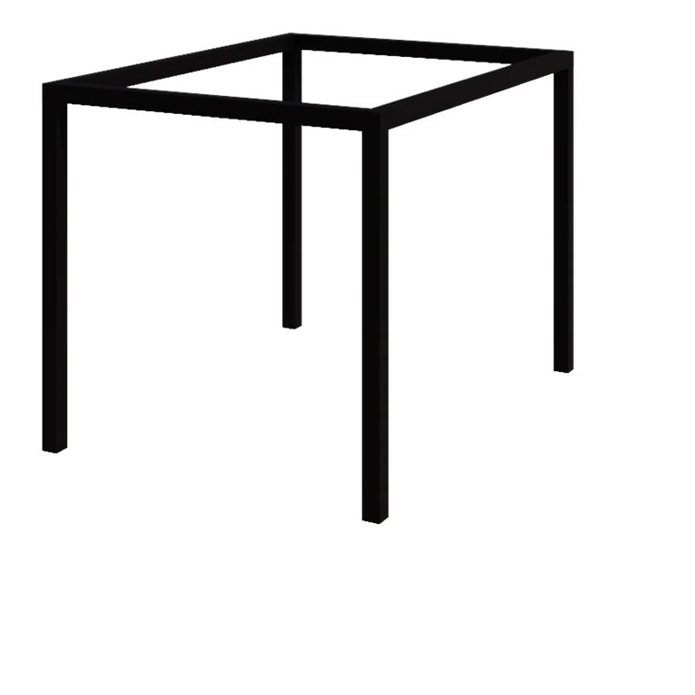 Stål pergola - Rektangel - 324 x 250 x 230 cm - RAL9005 mat (sort) - Uden betonfod