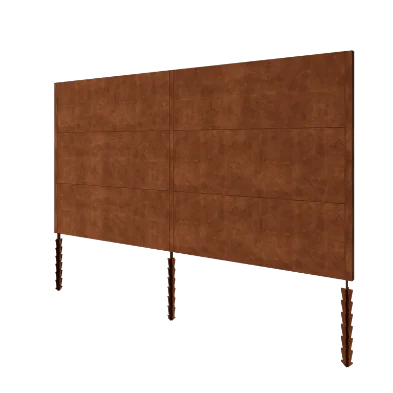 Cortenstål hegn H3 - Komplet sæt - 378 x 6 x 190 cm